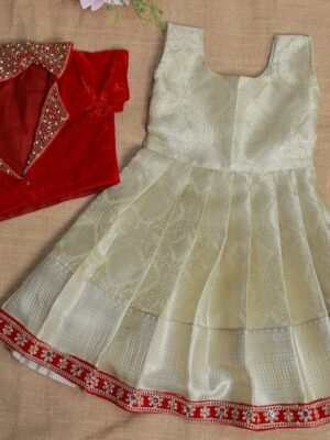 KANCHI PATTU FROCK
